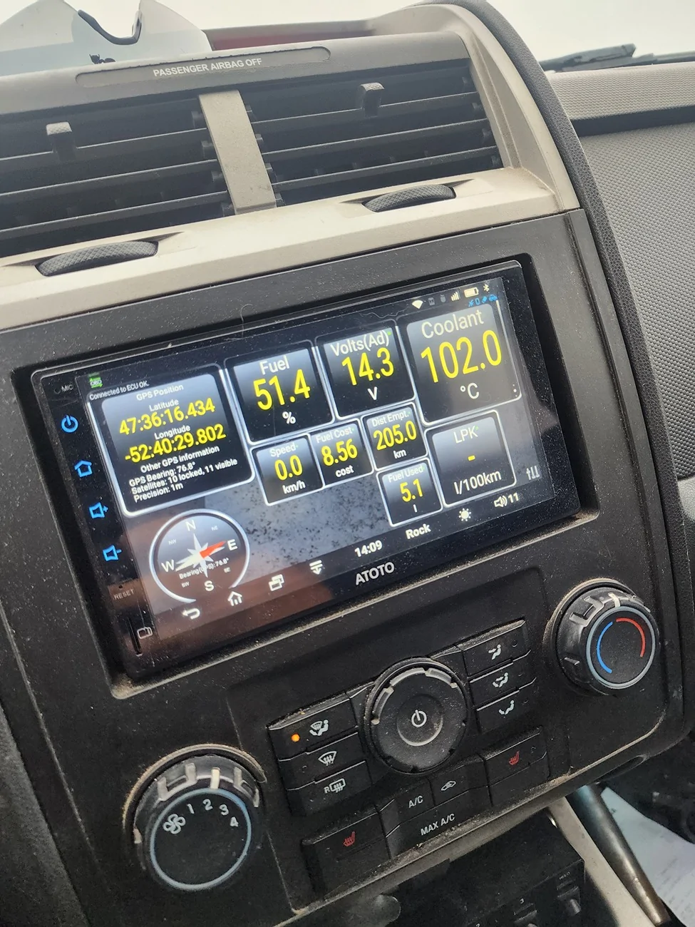Ford Ranger How to display radio when Android Auto is active 20231028_140858
