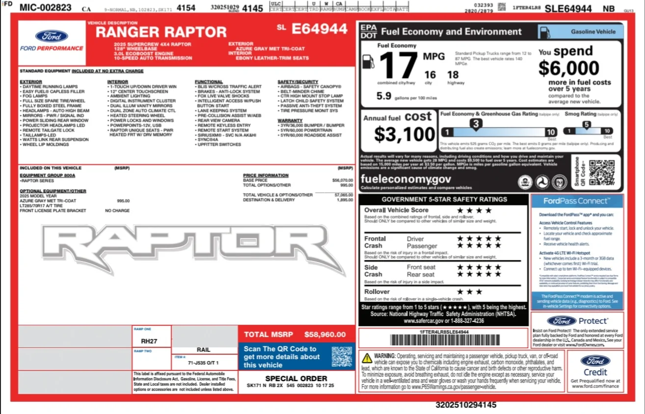 Ford Ranger RC MUSTANG Azure Gray Raptor Build Screenshot_20251204_205936_Chrom