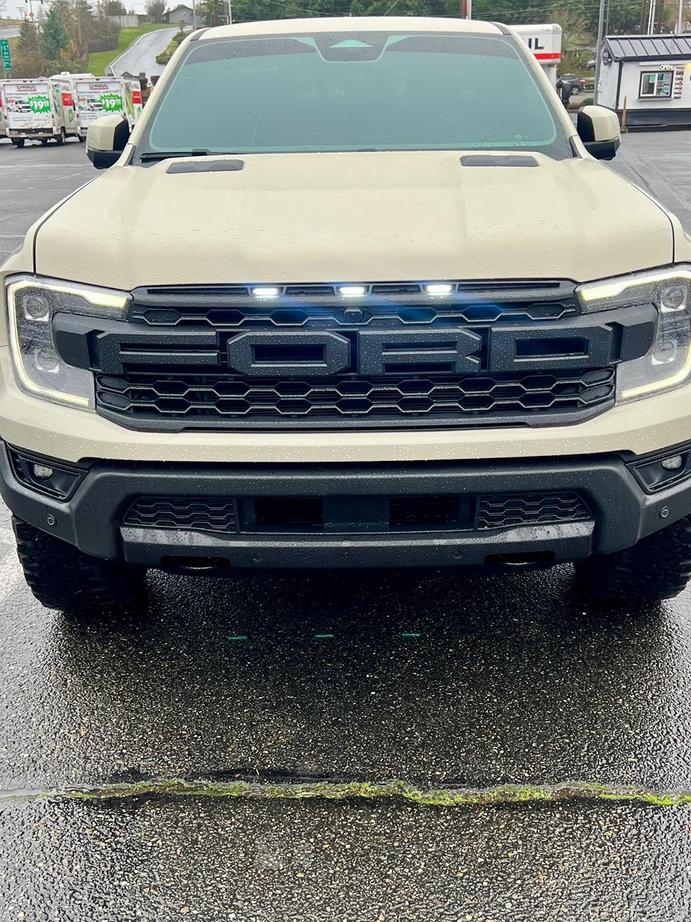 Ford Ranger How to Remove the 2025 silver front bumper cover for repainting. IMG_1760