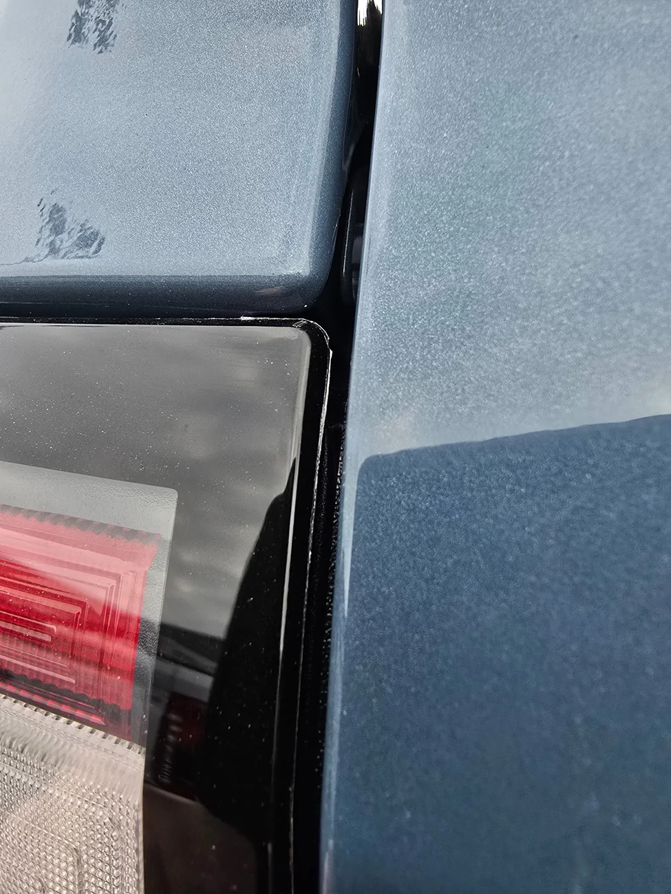 Ford Ranger Paint chipping above the tail light 20251217_112309