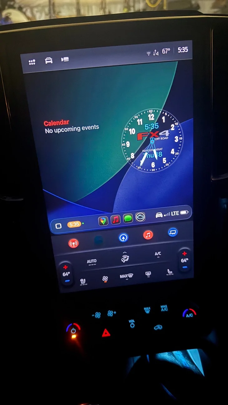 Ford Ranger I've owned my 2025 XLT for 2 weeks and I already hate the 12" vertical screen and lack of knobs IMG_1539