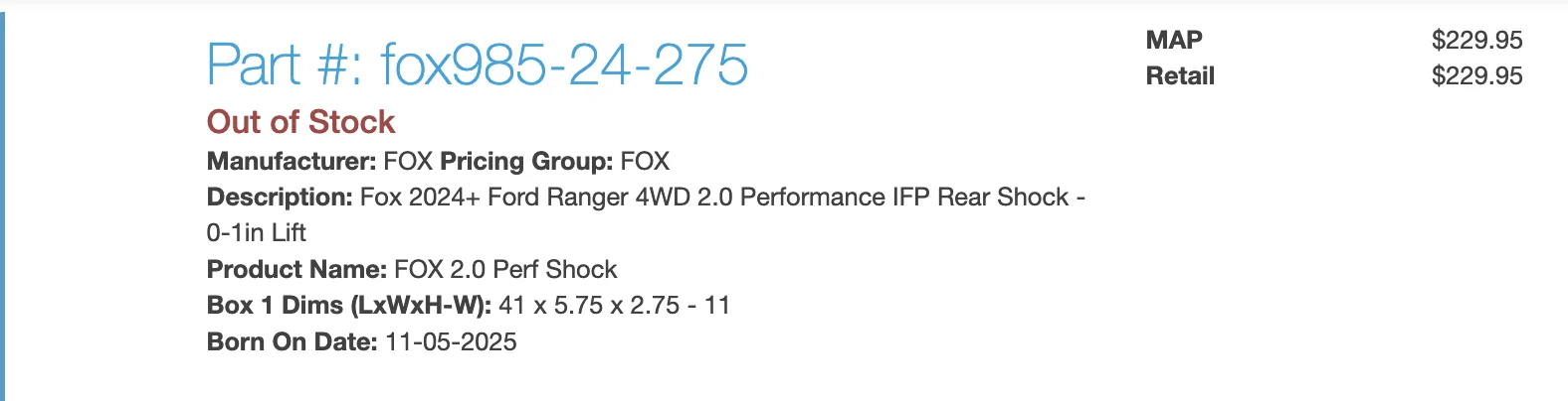 Ford Ranger Fox 3.2 Live Valve Ranger Raptor Screenshot 2025-12-18 at 9.38.03 PM