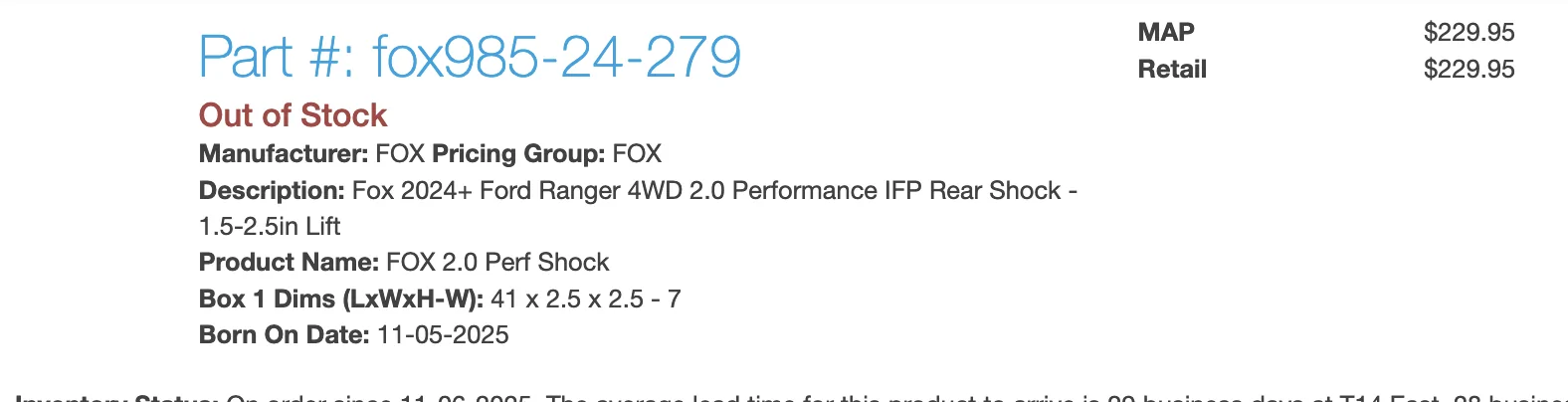 Ford Ranger Fox 3.2 Live Valve Ranger Raptor Screenshot 2025-12-18 at 9.38.16 PM