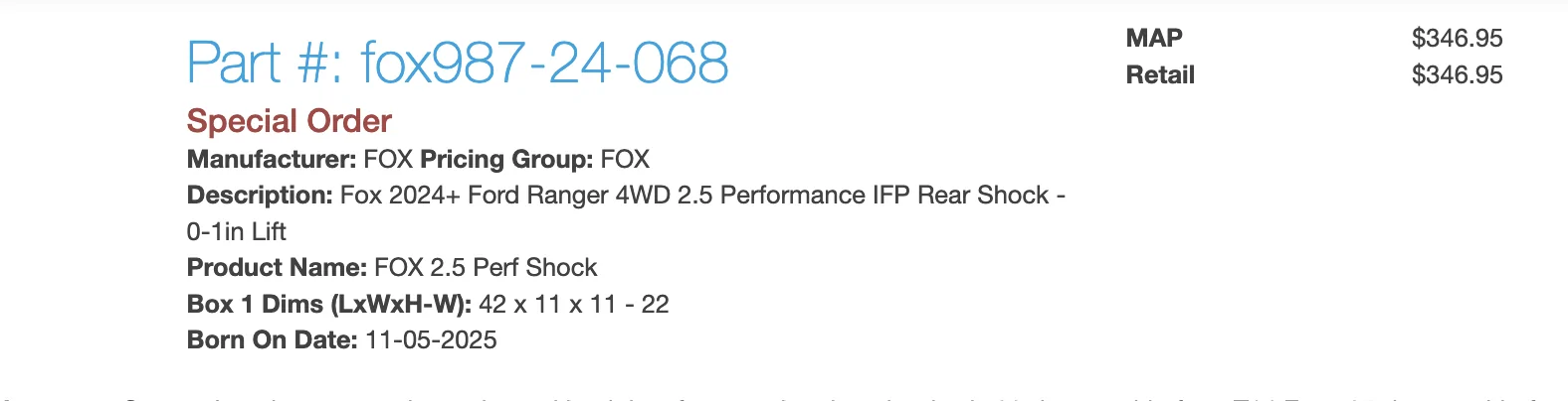 Ford Ranger Fox 3.2 Live Valve Ranger Raptor Screenshot 2025-12-18 at 9.38.33 PM