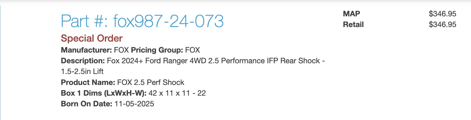 Ford Ranger Fox 3.2 Live Valve Ranger Raptor Screenshot 2025-12-18 at 9.38.39 PM