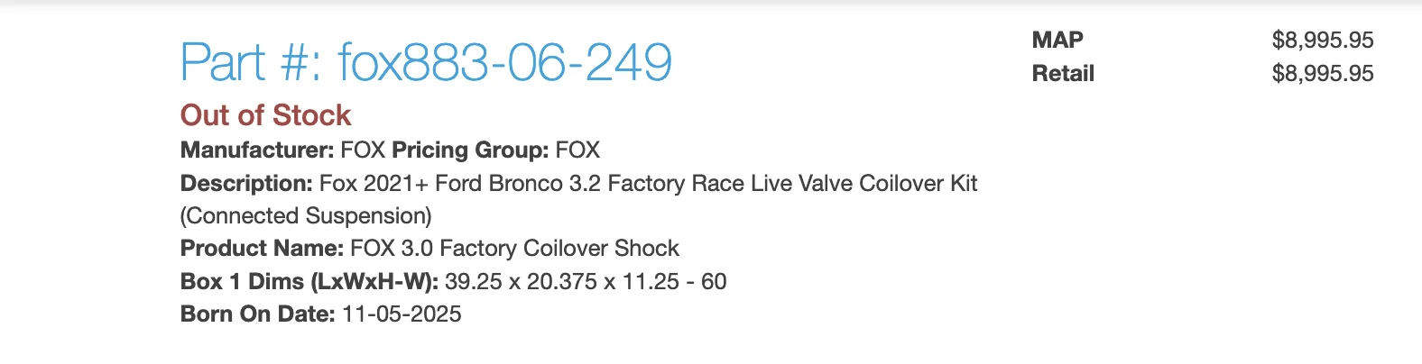 Ford Ranger Fox 3.2 Live Valve Ranger Raptor Screenshot 2025-12-18 at 9.39.43 PM