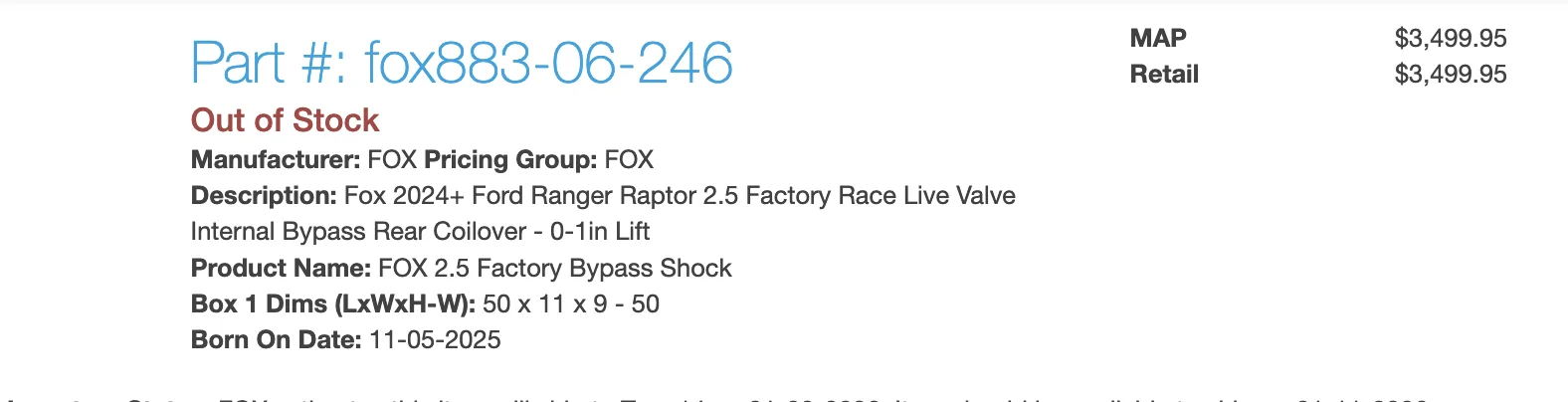 Ford Ranger Fox 3.2 Live Valve Ranger Raptor Screenshot 2025-12-18 at 9.40.10 PM