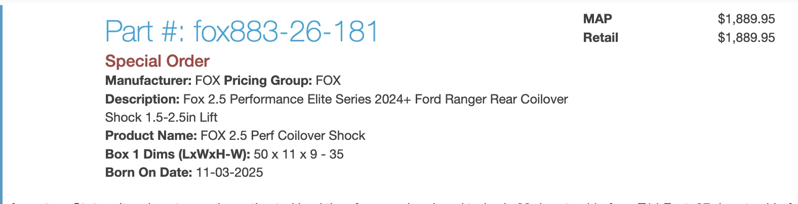 Ford Ranger Fox 3.2 Live Valve Ranger Raptor Screenshot 2025-12-18 at 9.40.21 PM
