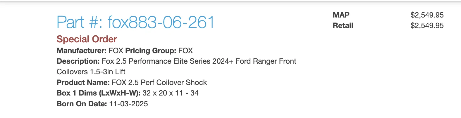 Ford Ranger Fox 3.2 Live Valve Ranger Raptor Screenshot 2025-12-18 at 9.40.29 PM