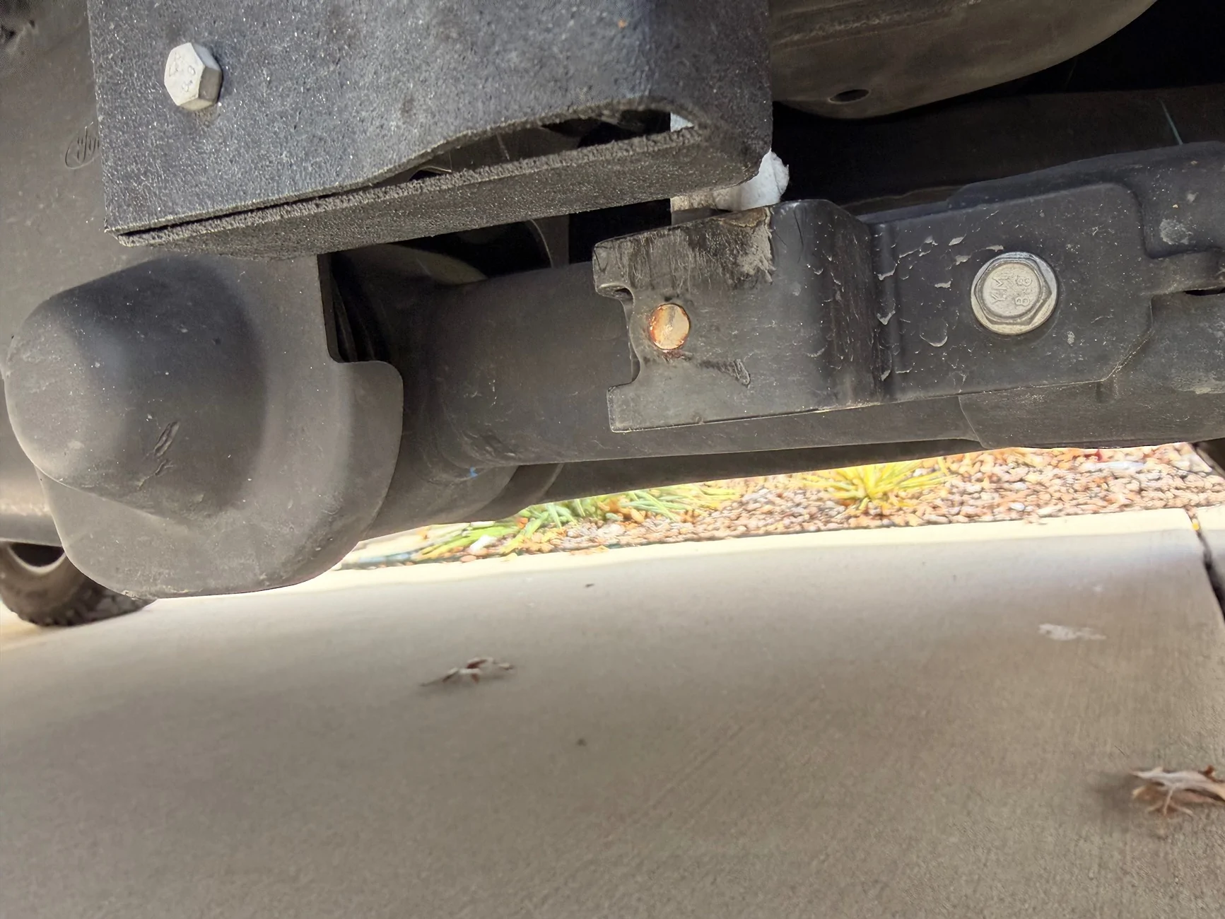Ford Ranger Squeak noise at drivers side rear over bumps IMG_0113