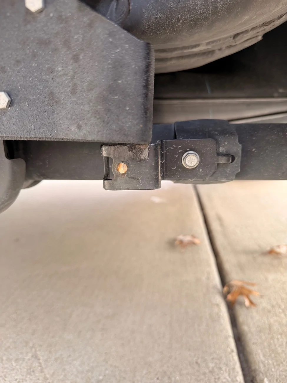 Ford Ranger Squeak noise at drivers side rear over bumps IMG_0112