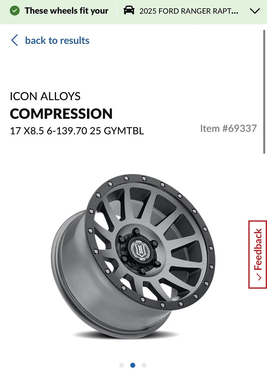 Ford Ranger Anyone running these Icon Wheels (17" Icon Alloys Compression)? IMG_7693