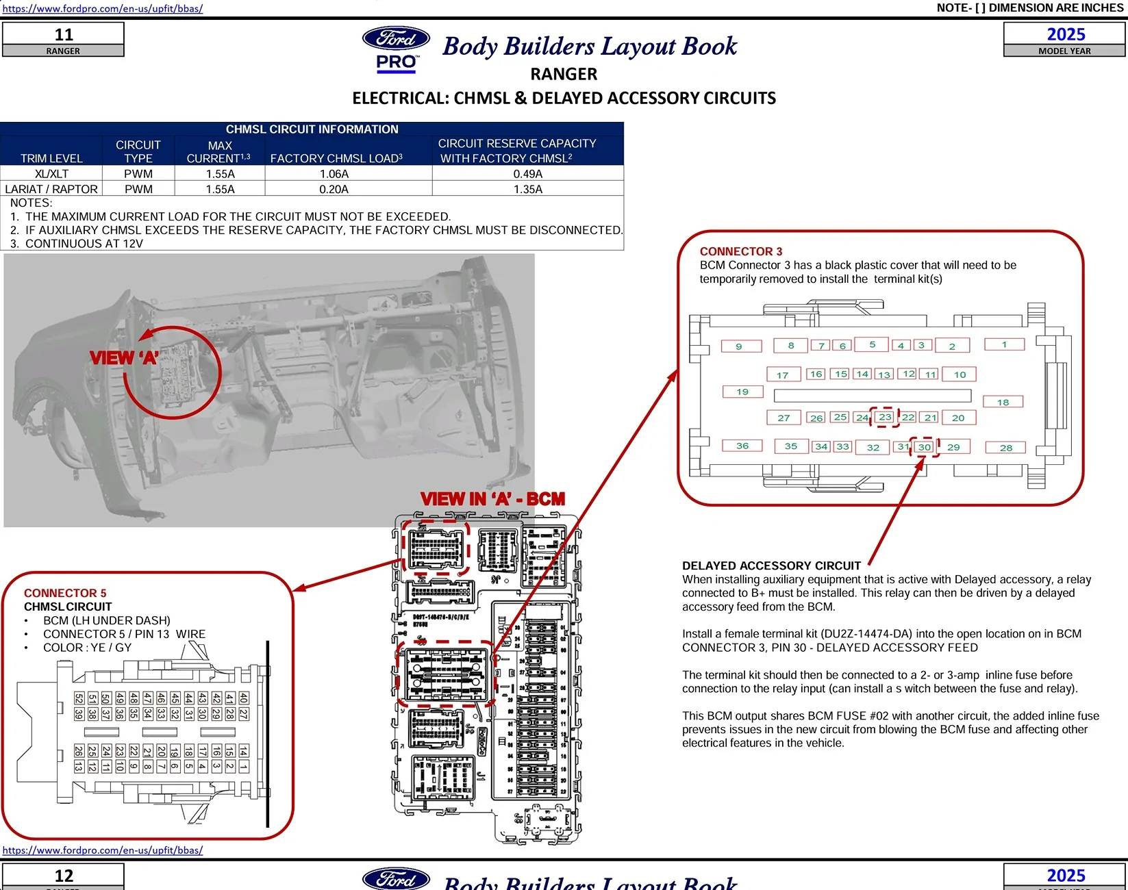 Ford Ranger Bed lighting switch Screenshot_20250909_074644_Adobe Acrobat