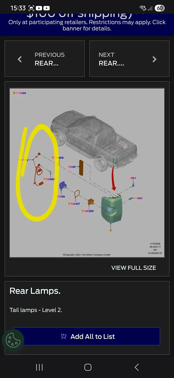 Ford Ranger Anyone else’s OCD triggered by only half of the non-Raptor Ranger’s taillights being functional. Screenshot_20251223_153334_Samsung Internet