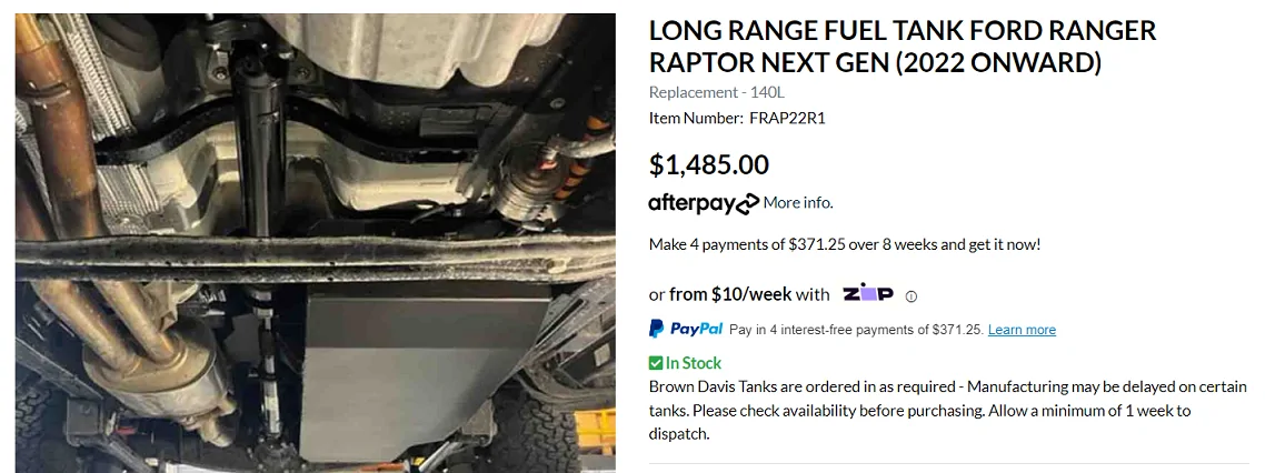 Ford Ranger Extended fuel tank 1766595209051-dm