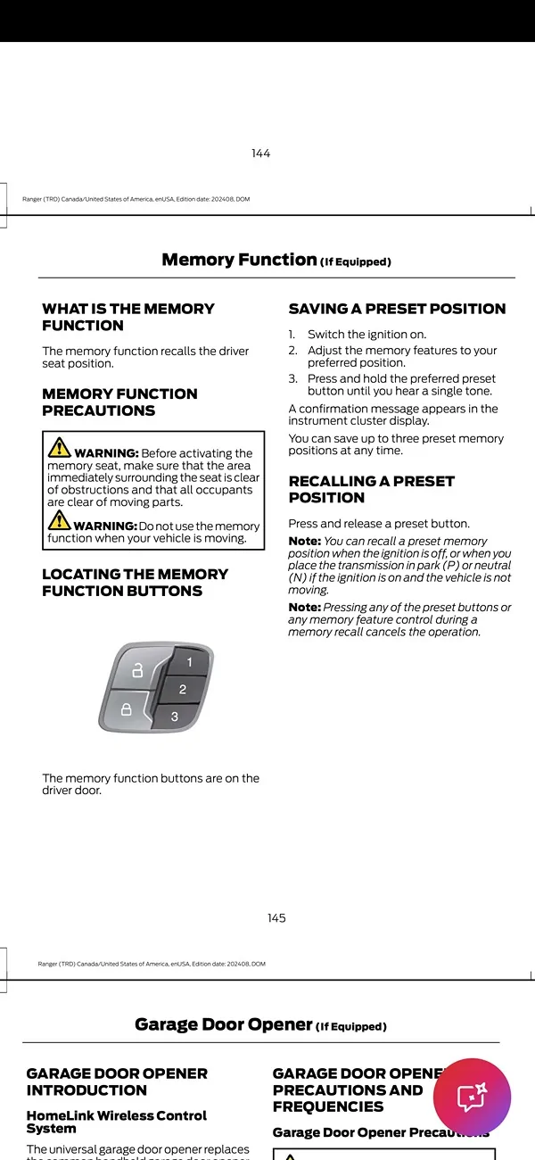 Ford Ranger Seat memory only? Screenshot_20251224_182301_Adobe Acrobat