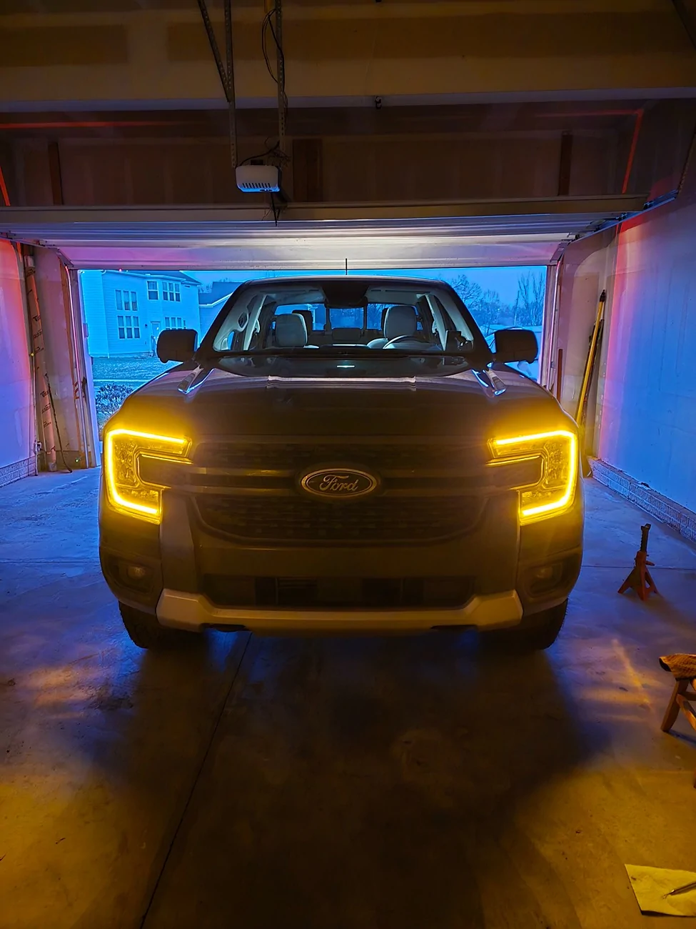 Ford Ranger Signature Lux DRL install on a 2024 XLT 20251225_173124