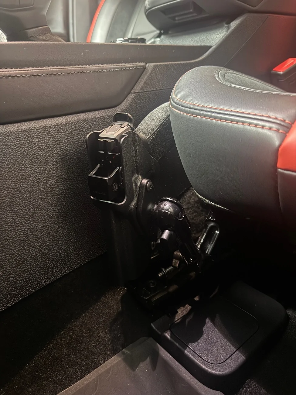 Ford Ranger Bulletpoint Phone Mount Installed IMG_2868