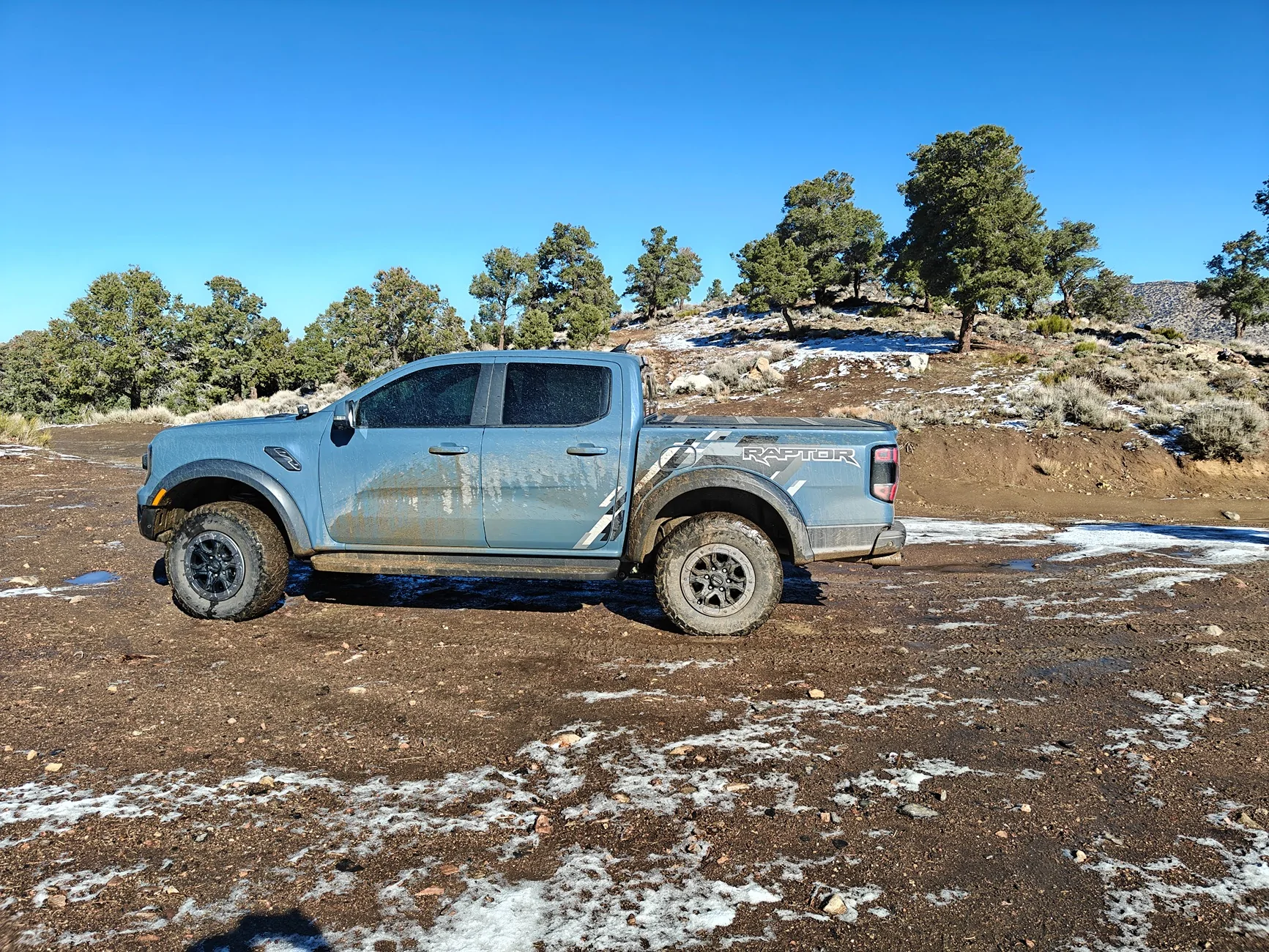 Ford Ranger Ranger Raptor at Dirtfish Rally School 4x4 track - lotsa water and dirt IMG20251227111432