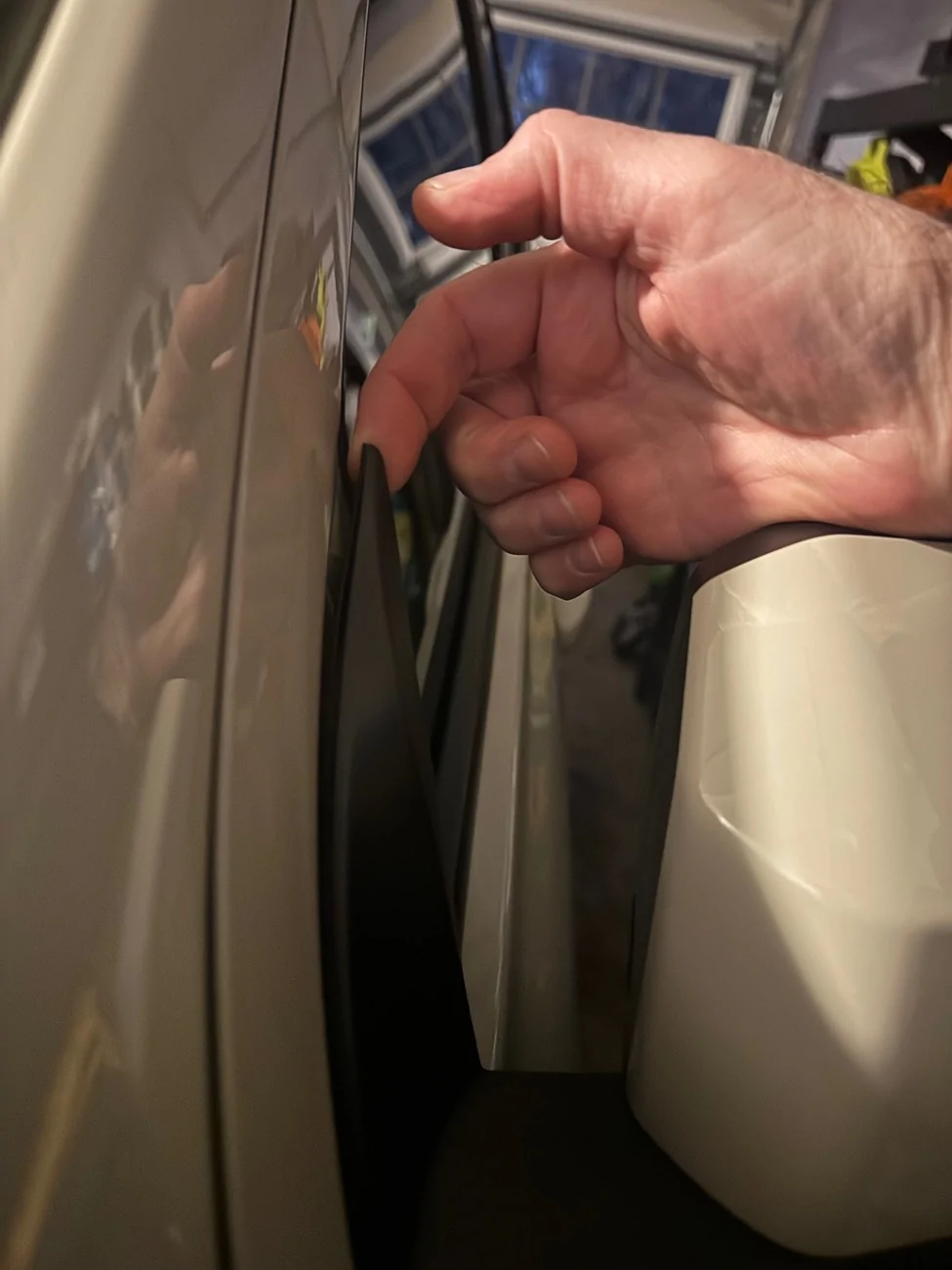 Ford Ranger Driver Side Mirror Trim - Loose and Gap IMG_7620