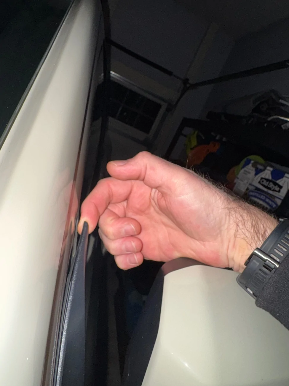 Ford Ranger Driver Side Mirror Trim - Loose and Gap IMG_7621