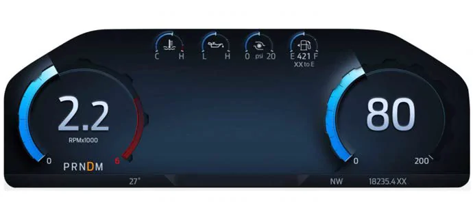 Ford Ranger XLT with 12" (?) Center Display with Instrument Cluster Views that don't match owners manual? 1767204388014-c9