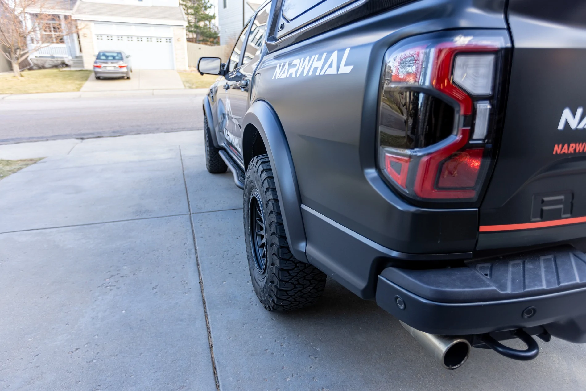 Ford Ranger RRW RR7-H Matte Gunmetal Wheels Installed On Stock KO3's +25 Offset A77A9517