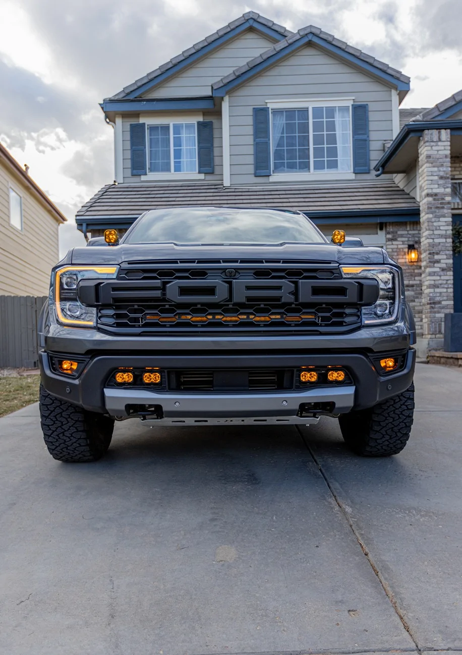 Ford Ranger RRW RR7-H Matte Gunmetal Wheels Installed On Stock KO3's +25 Offset A77A9530