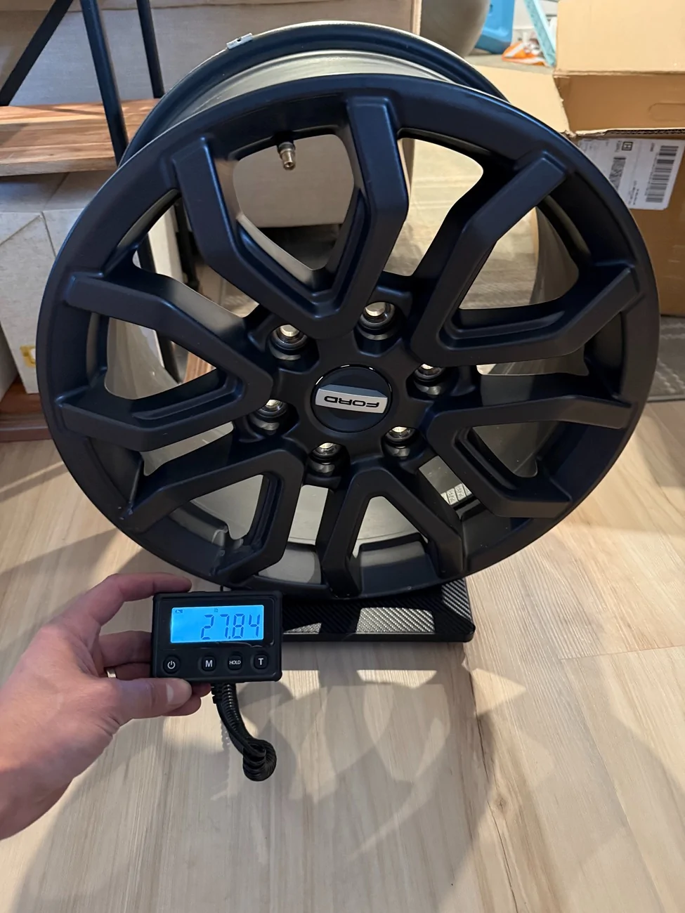 Ford Ranger RRW RR7-H Matte Gunmetal Wheels Installed On Stock KO3's +25 Offset IMG_2378
