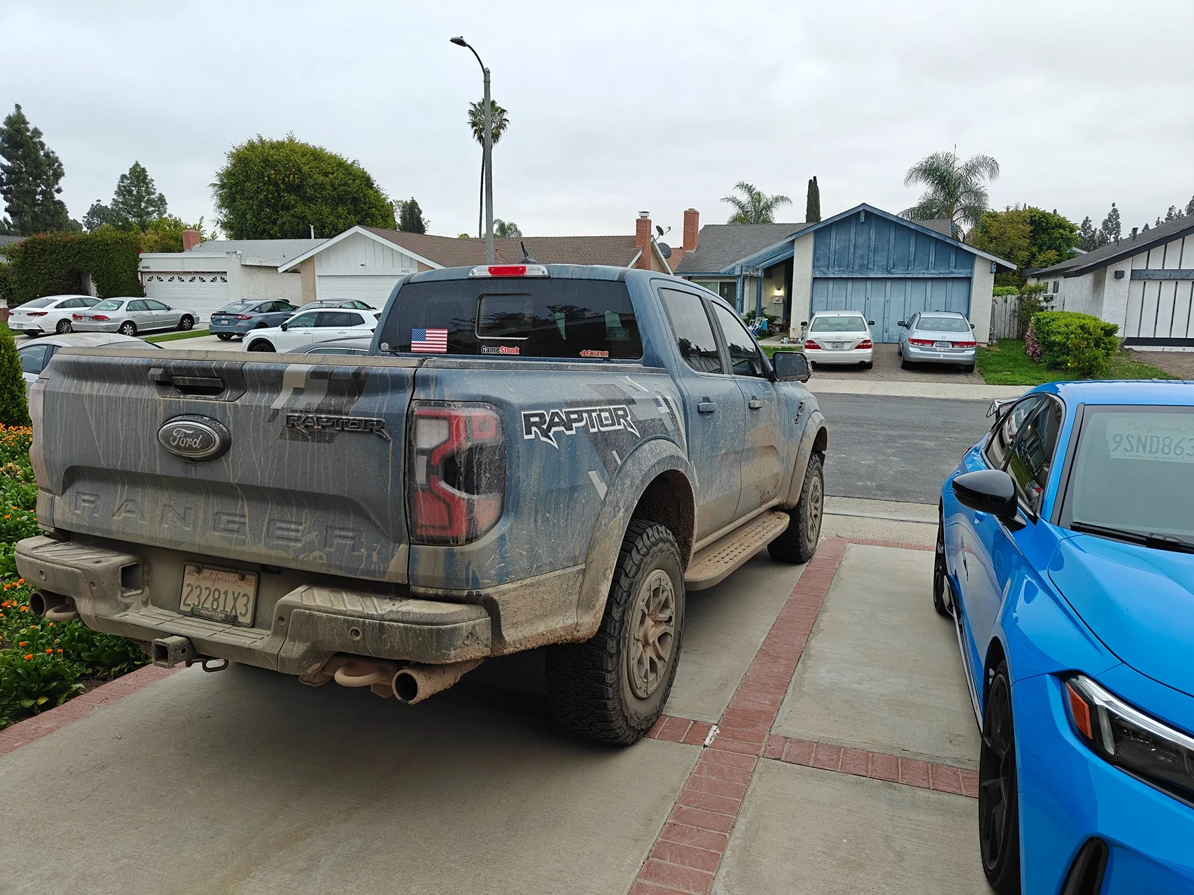 Ford Ranger Ranger Raptor at Dirtfish Rally School 4x4 track - lotsa water and dirt IMG20250413070456