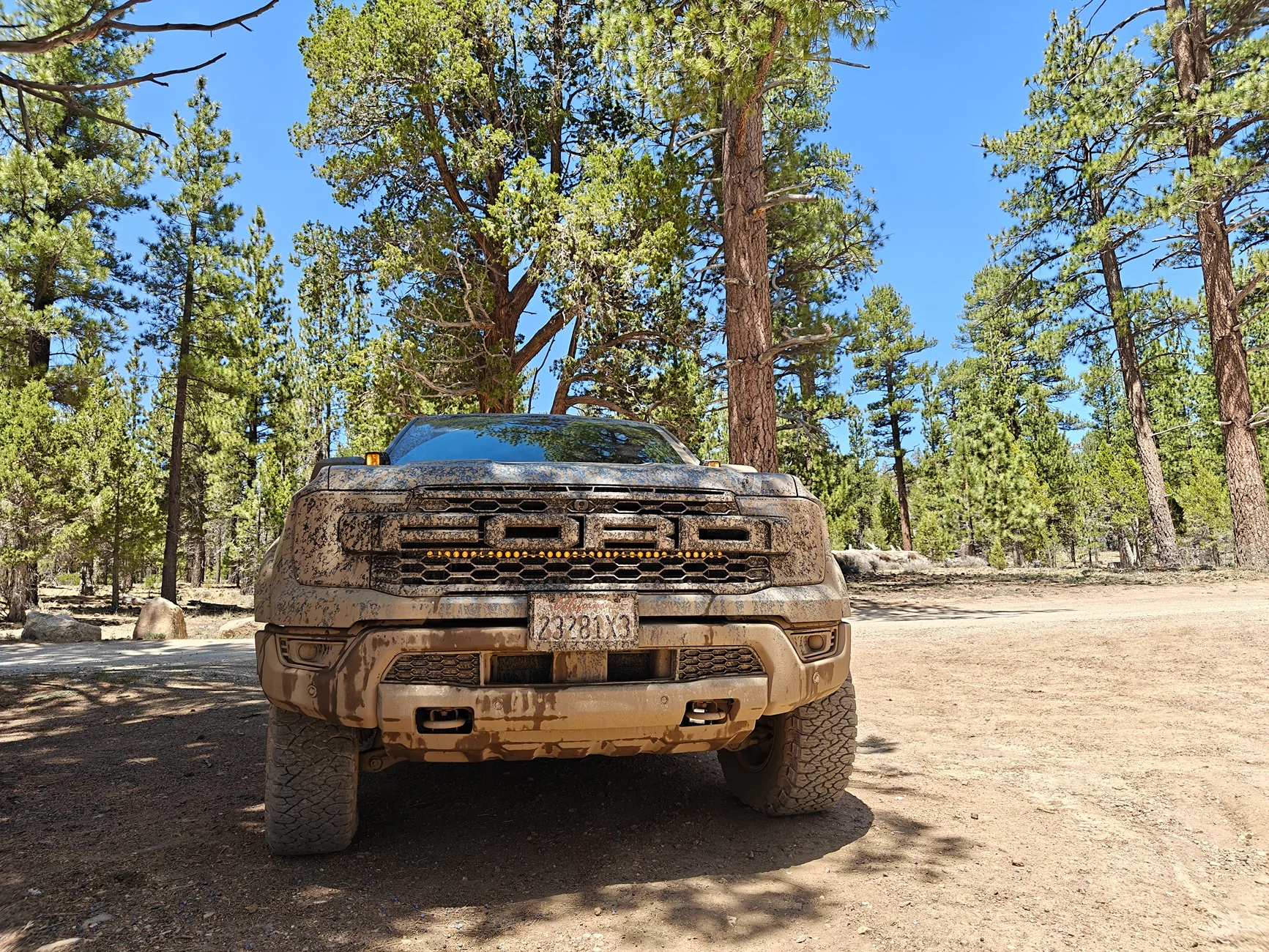 Ford Ranger Ranger Raptor at Dirtfish Rally School 4x4 track - lotsa water and dirt IMG20250524134948