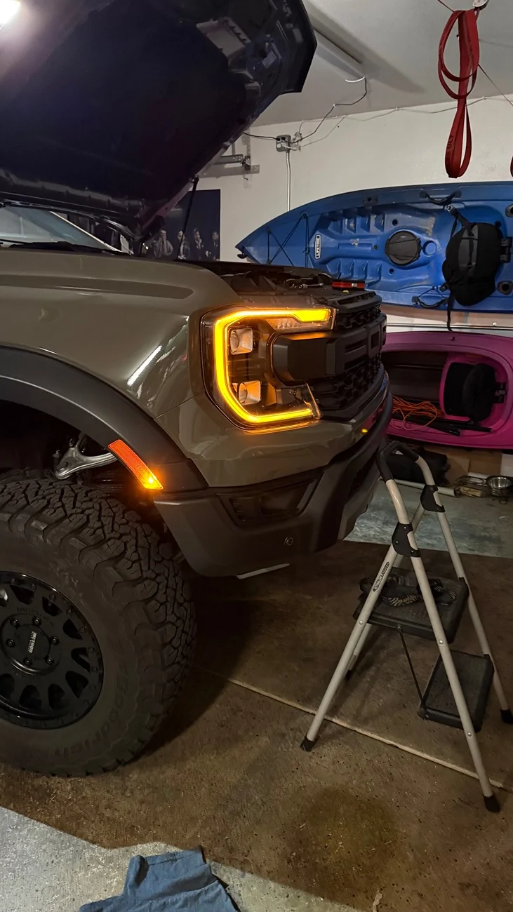 Ford Ranger Front grille running lights IMG_0952