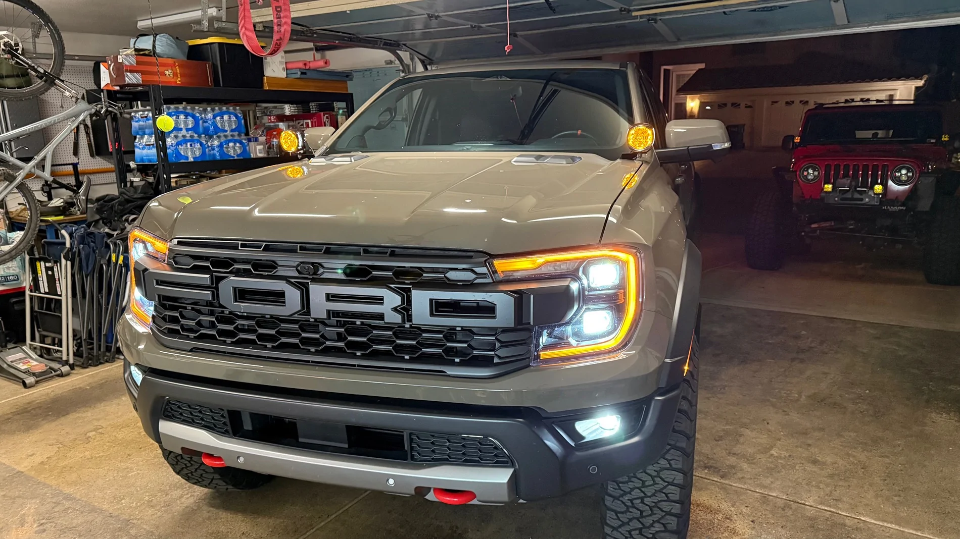 Ford Ranger Front grille running lights IMG_0954