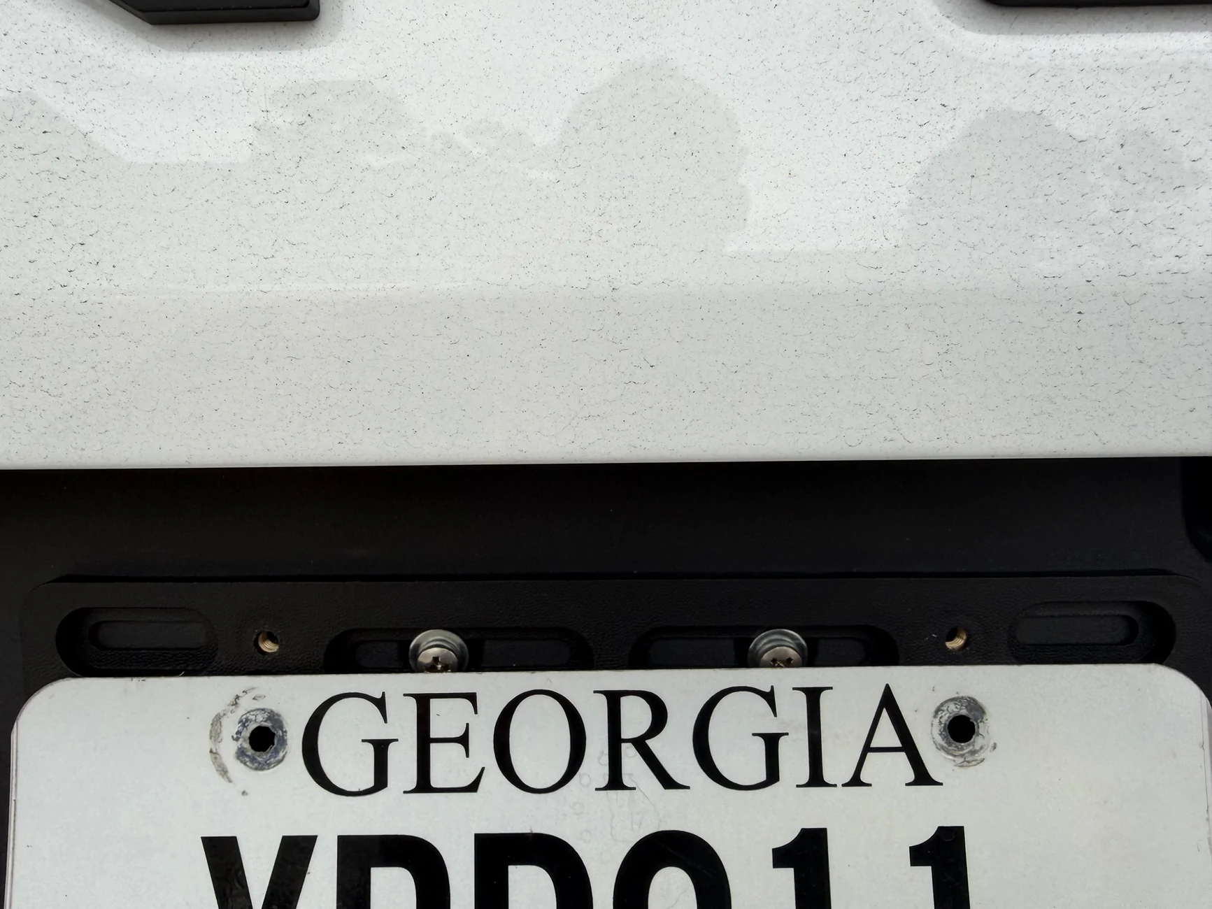 Ford Ranger Rear license plate screws/bolts IMG_1572
