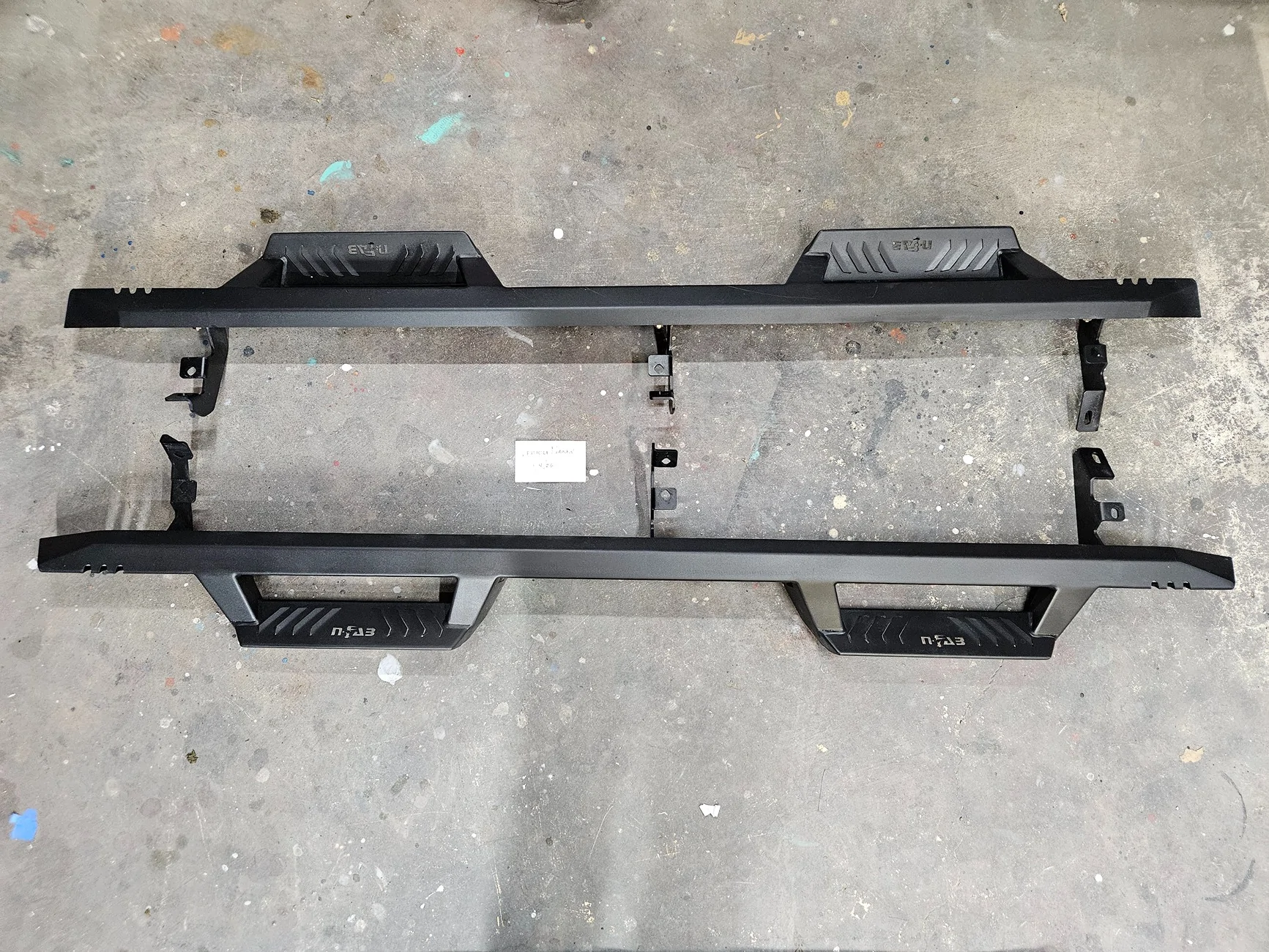 Ford Ranger Side Steps: N-Fab Black EpYx Side steps
