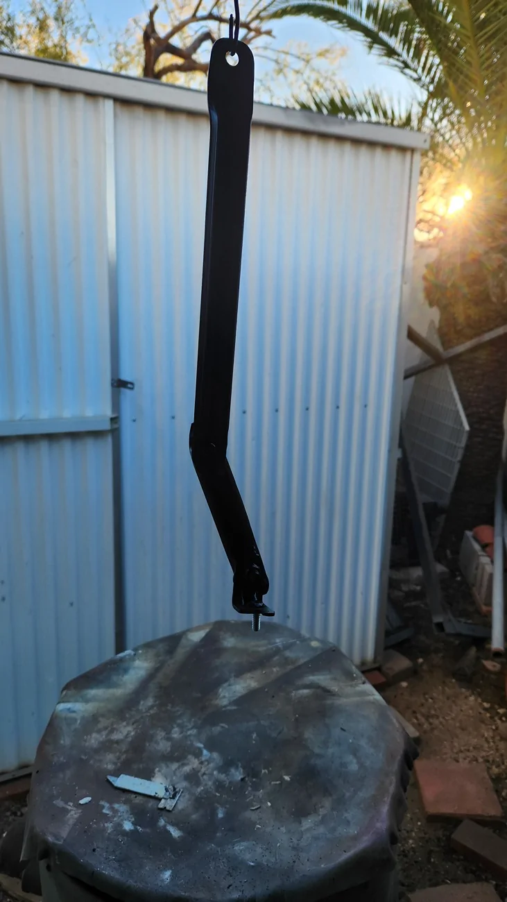 Ford Ranger ARB Single DIY Under Bonnet Mount bracket to frame1