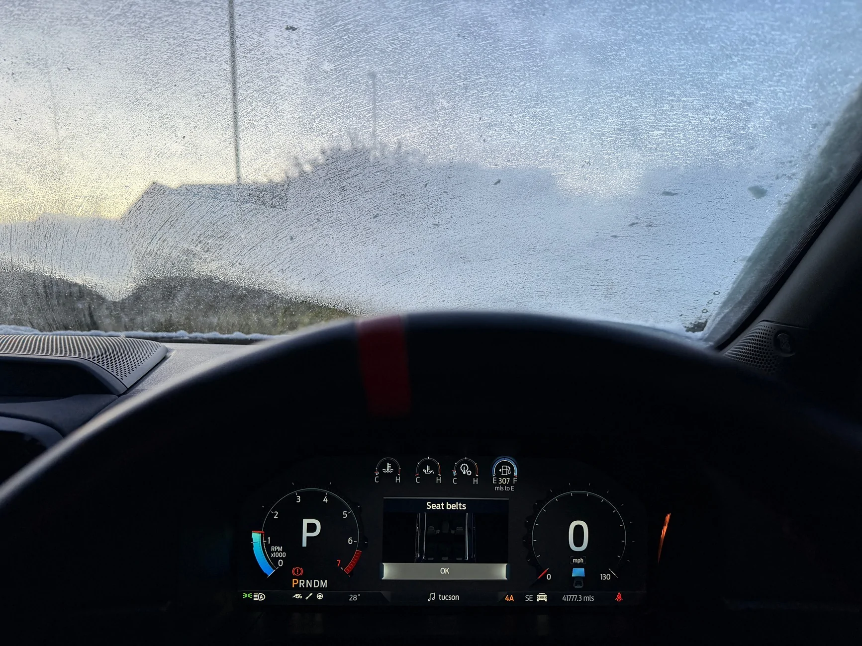 Ford Ranger Outside temperature IMG_0739
