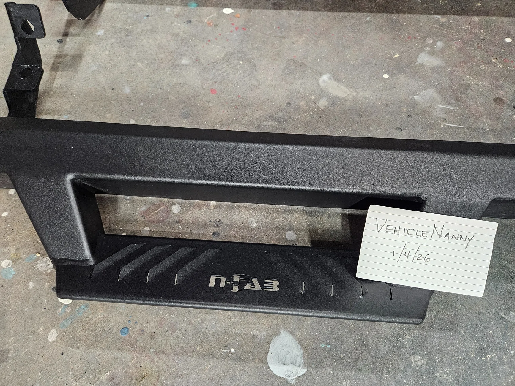 Ford Ranger Side Steps: N-Fab Black EpYx 20260105_101210