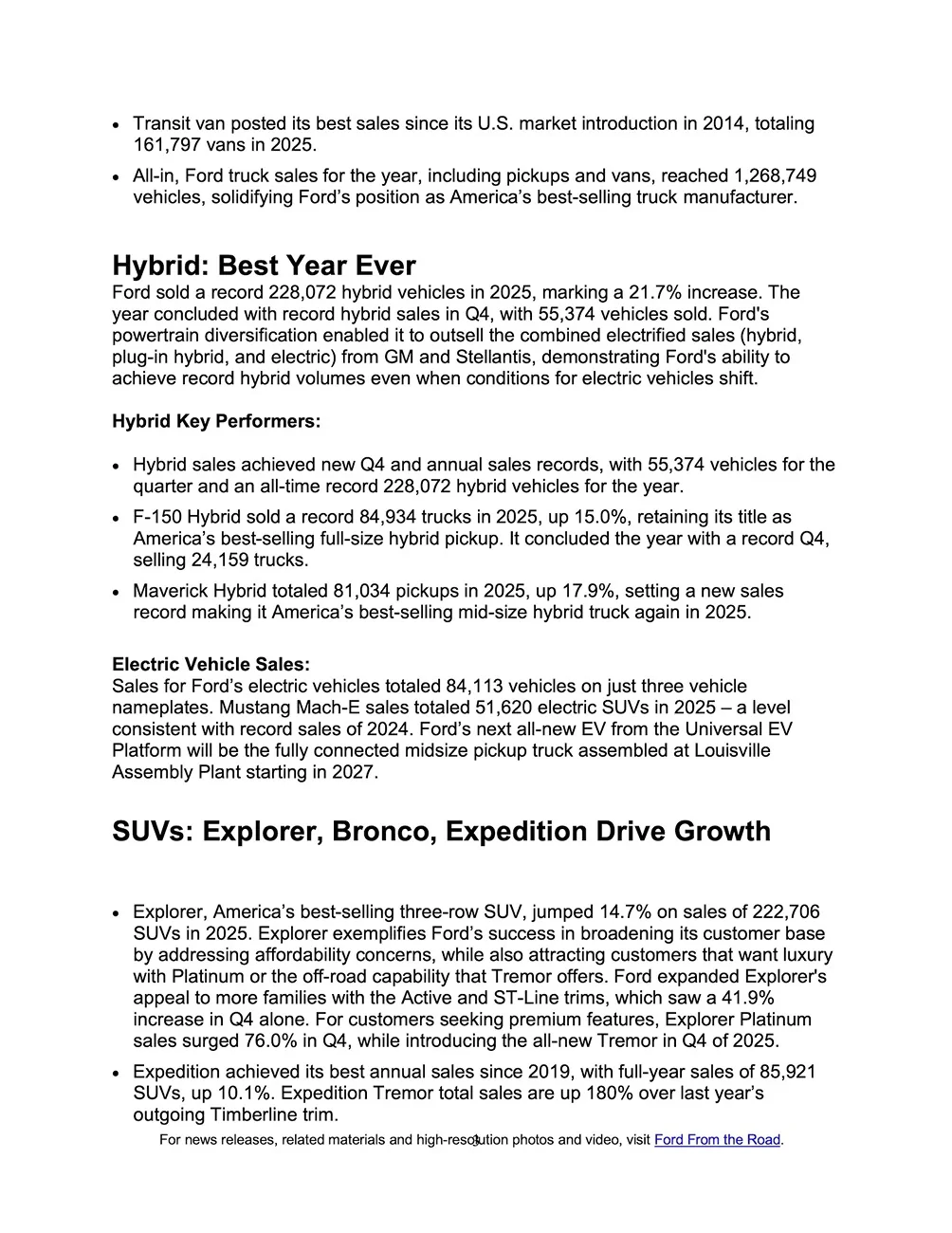 Ford Ranger Ford Ranger Sets Record Annual Sales (+54% Increase) in 2025 page 3