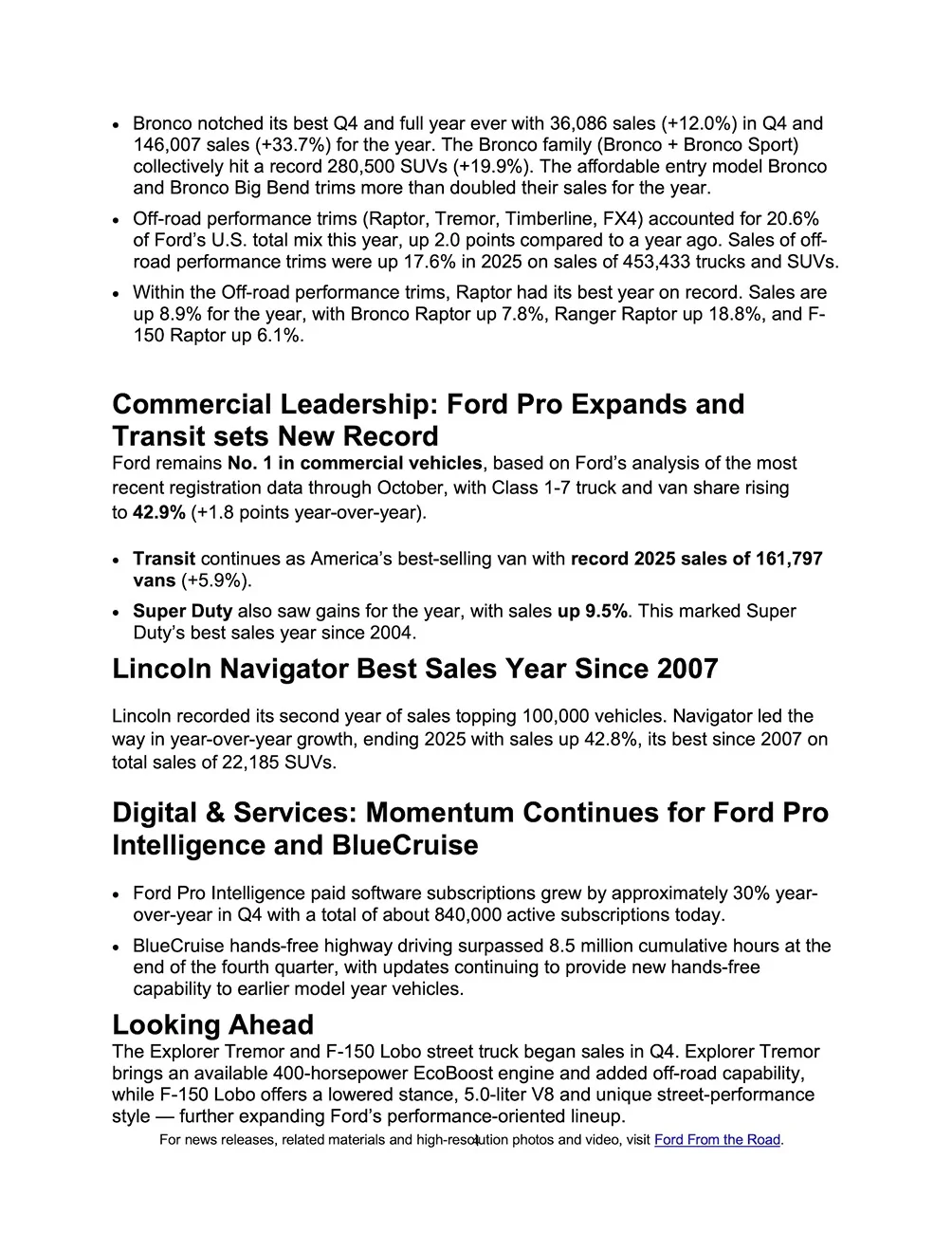 Ford Ranger Ford Ranger Sets Record Annual Sales (+54% Increase) in 2025 page 4