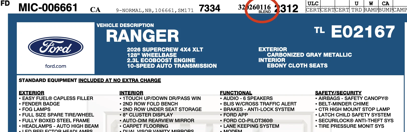 Ford Ranger Does anyone have a 2026 Ranger??..or know when they plan on production or delivery? Screenshot 2026-01-07 at 20.52.49