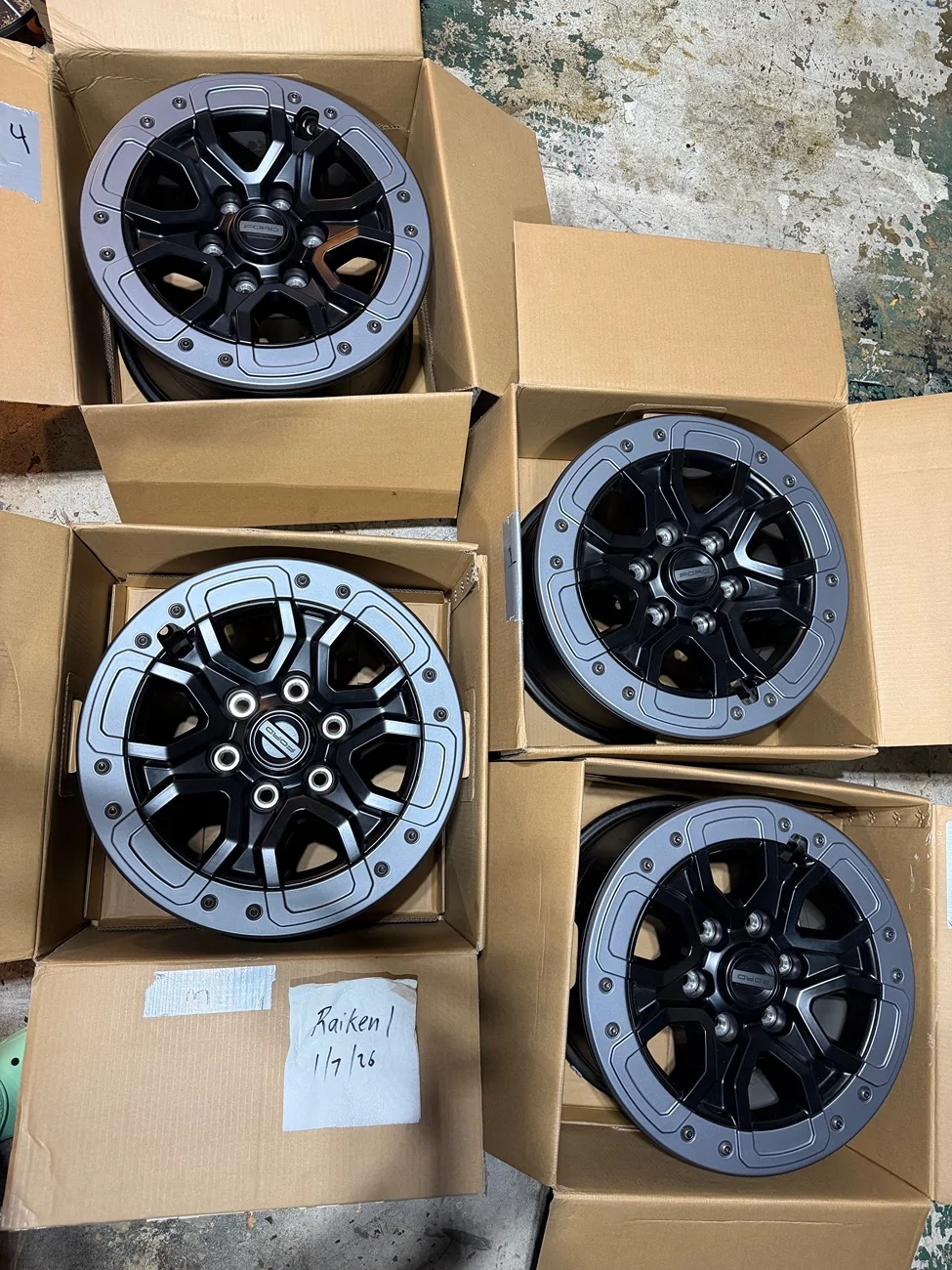Ford Ranger Ranger Raptor Beadlock Wheels Set NC/SC IMG_0335
