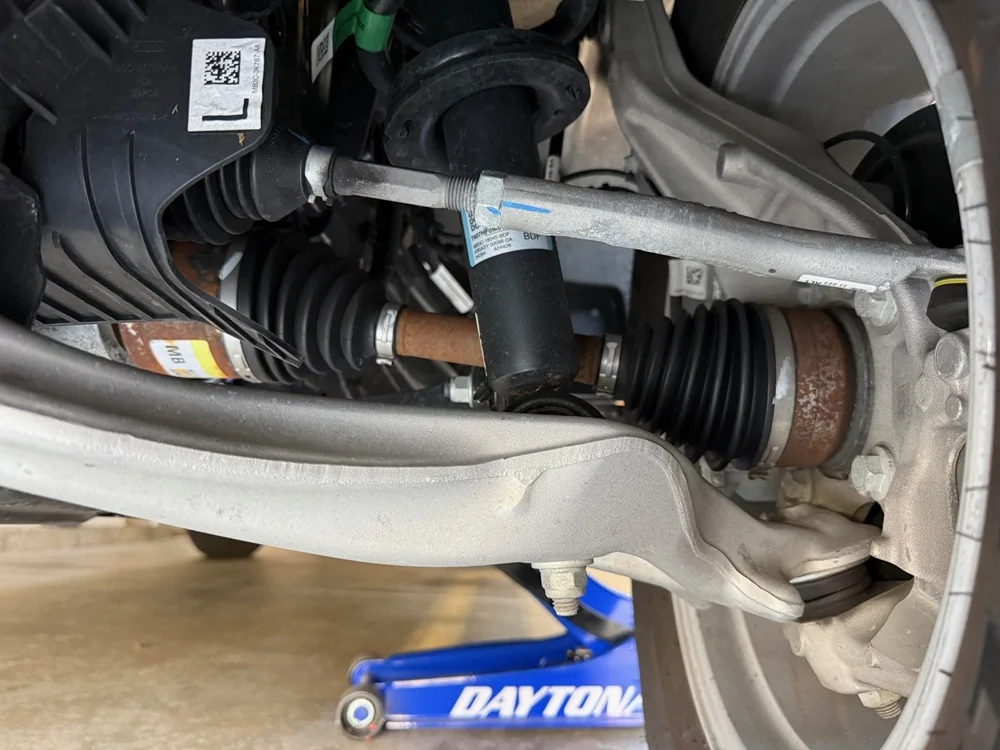 Ford Ranger CV Axle / Steering Rack Angles and CV Boot Distortion When Leveled CV Rack 2.0 In