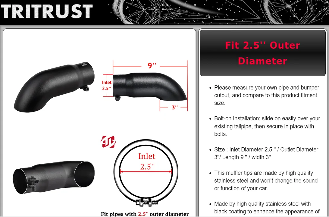 Ford Ranger Looking for some black turn down exhaust tips for fitting onto a Ranger Raptor. 1768342811280-y6