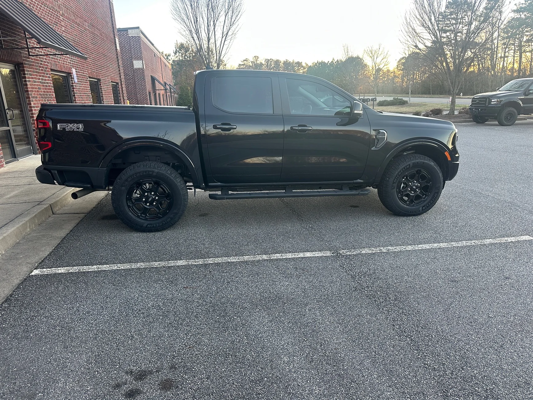 Ford Ranger 265/70/18 Michelin LTX Trail tires on 2025 Lariat FX4 IMG_6202