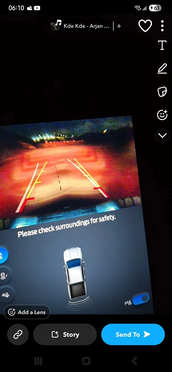 Ford Ranger Taillight Lighting for Back-up Camera at Night Screenshot_20260114_061021_Snapchat