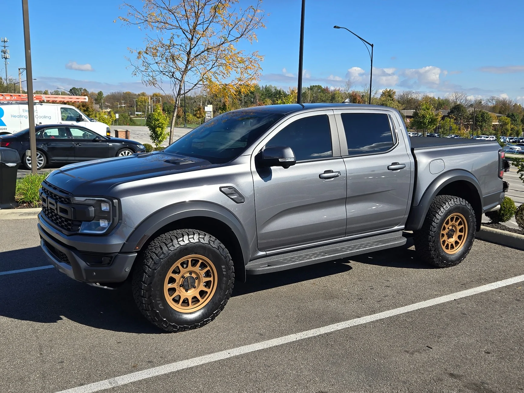 Ford Ranger Method 703 Wheels Installed (17x8.5" Matte Black) 20251024_113416