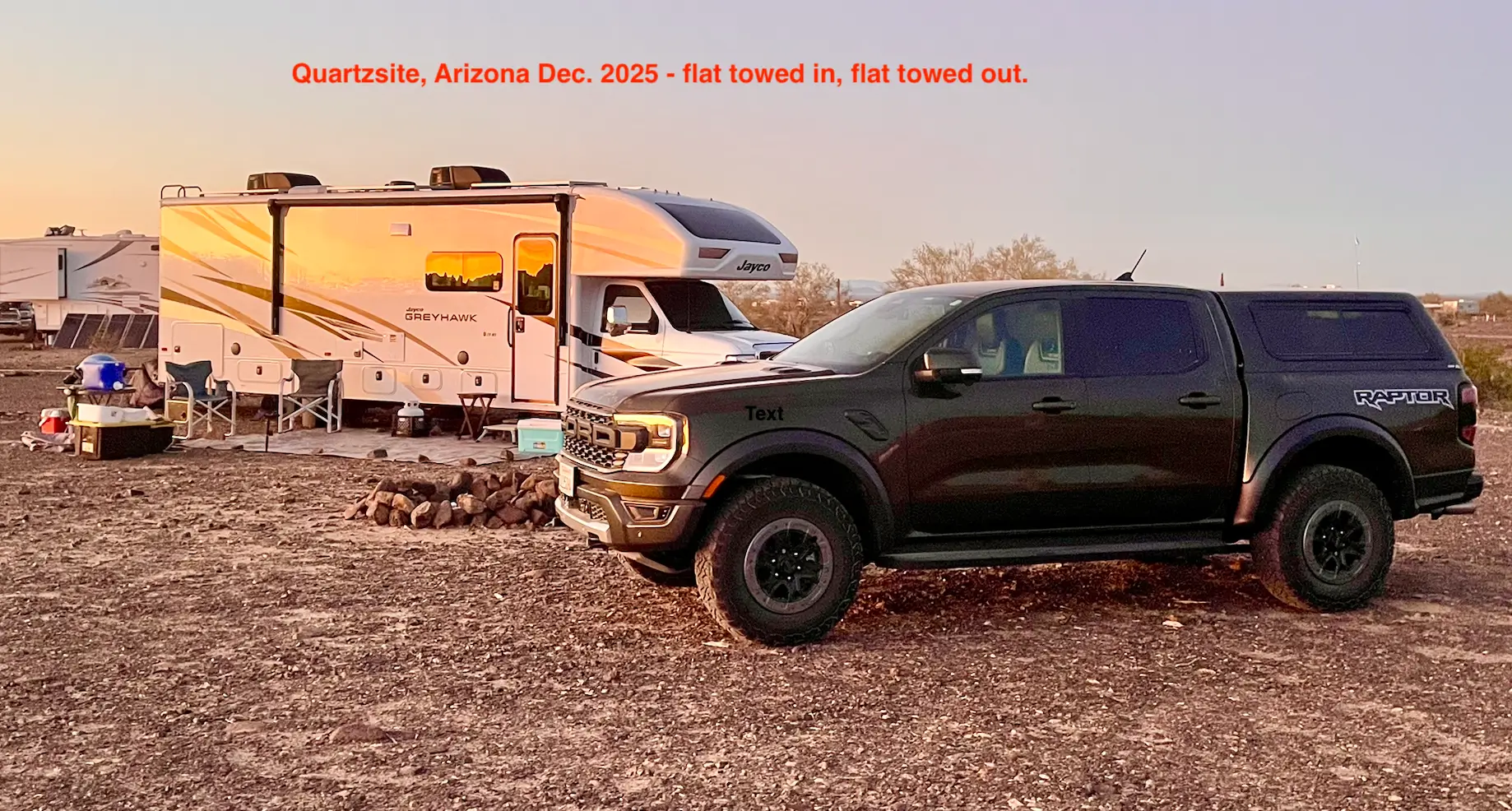 Ford Ranger My flat tow set up 2025 RR
