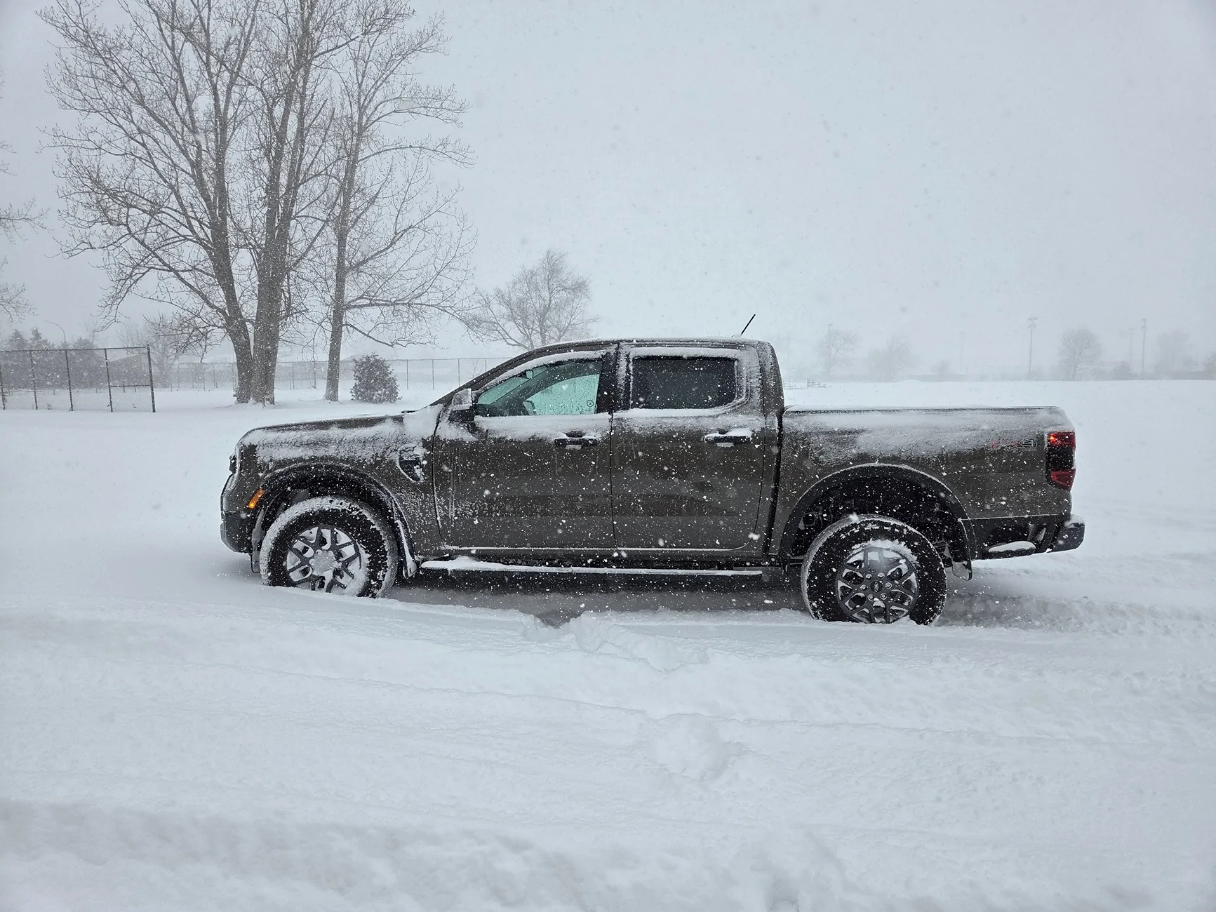Ford Ranger Finally some good snow 10270