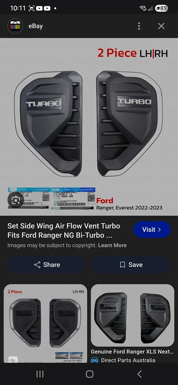 Ford Ranger Fender Badge opinion! Screenshot_20260120_101107_Samsung Internet